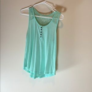 Mint tank top